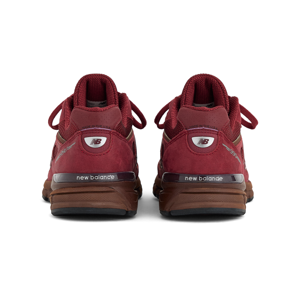 Unisex topánky New Balance U990BR4 – bordová