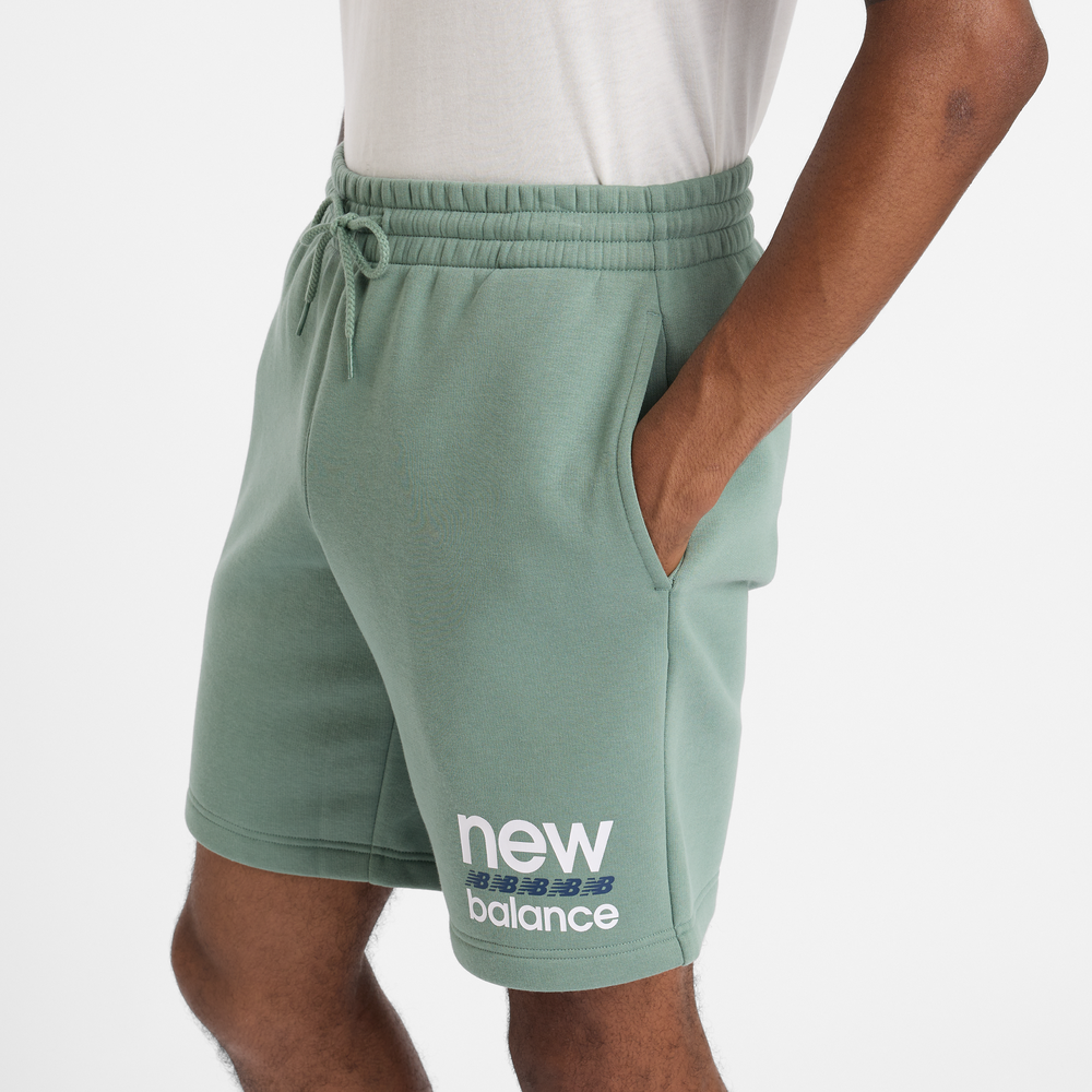 Pánske šortky New Balance MS51940DKJ – mätové