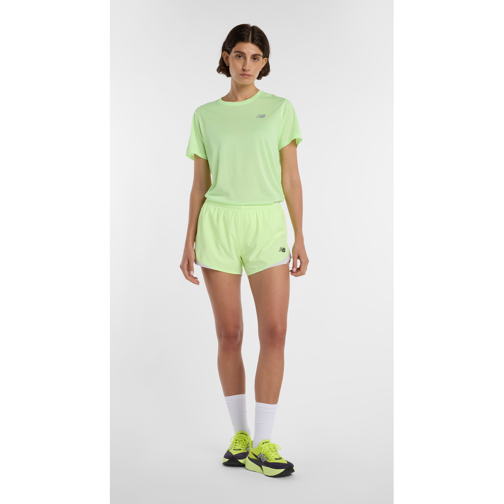 Dámske šortky New Balance WB61J868AFG – zelené