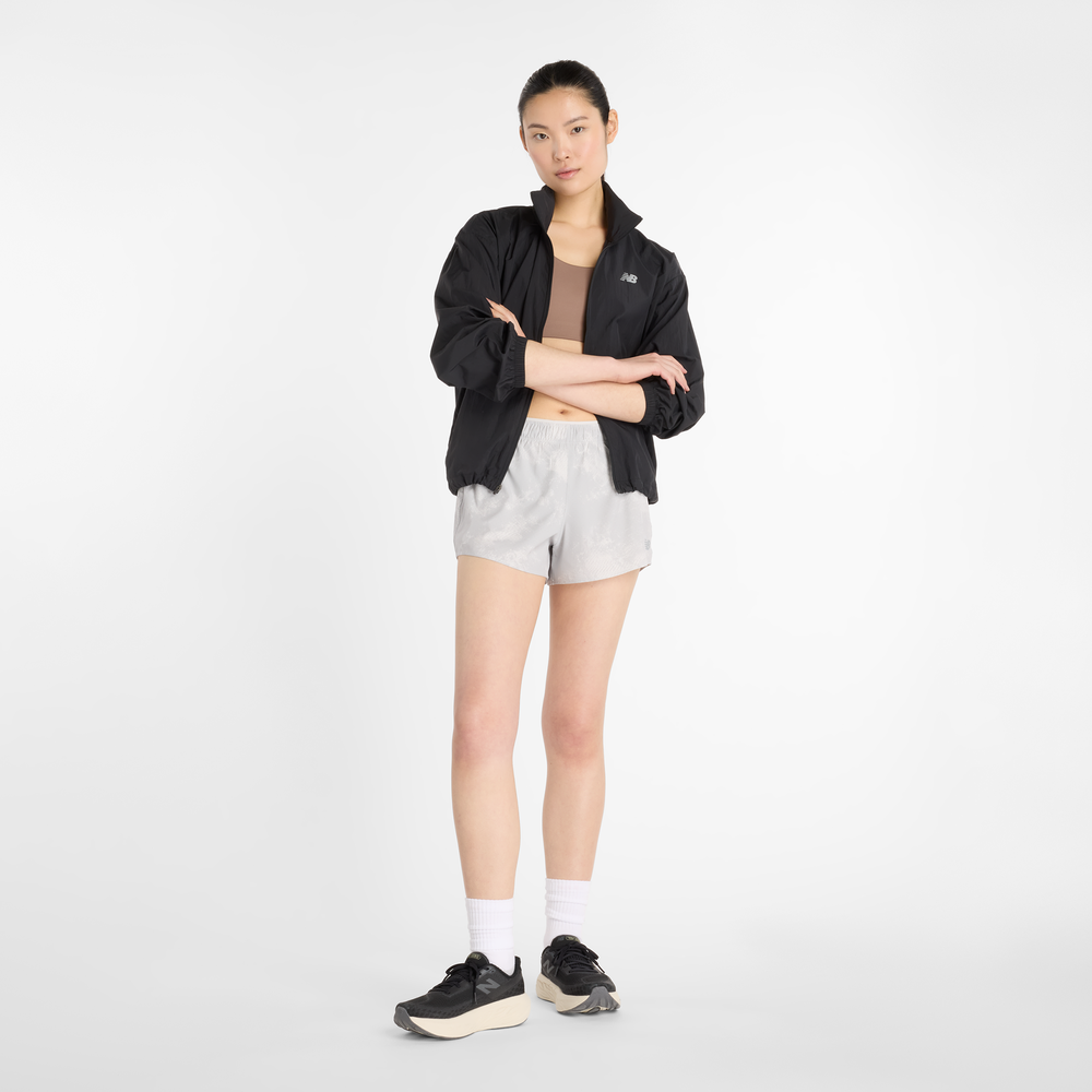 Dámske šortky New Balance WS41201GYM – sivé