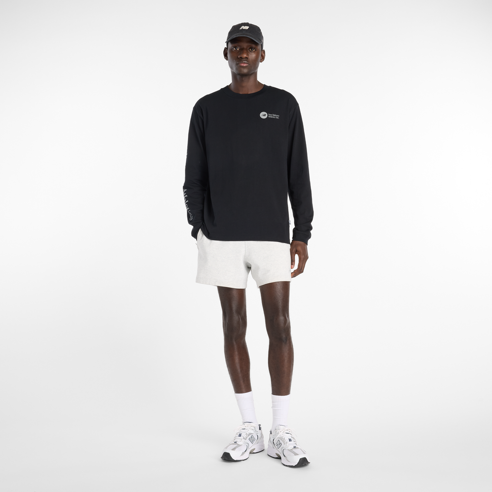 Pánske tričko New Balance MT61H4CYBK – čierné