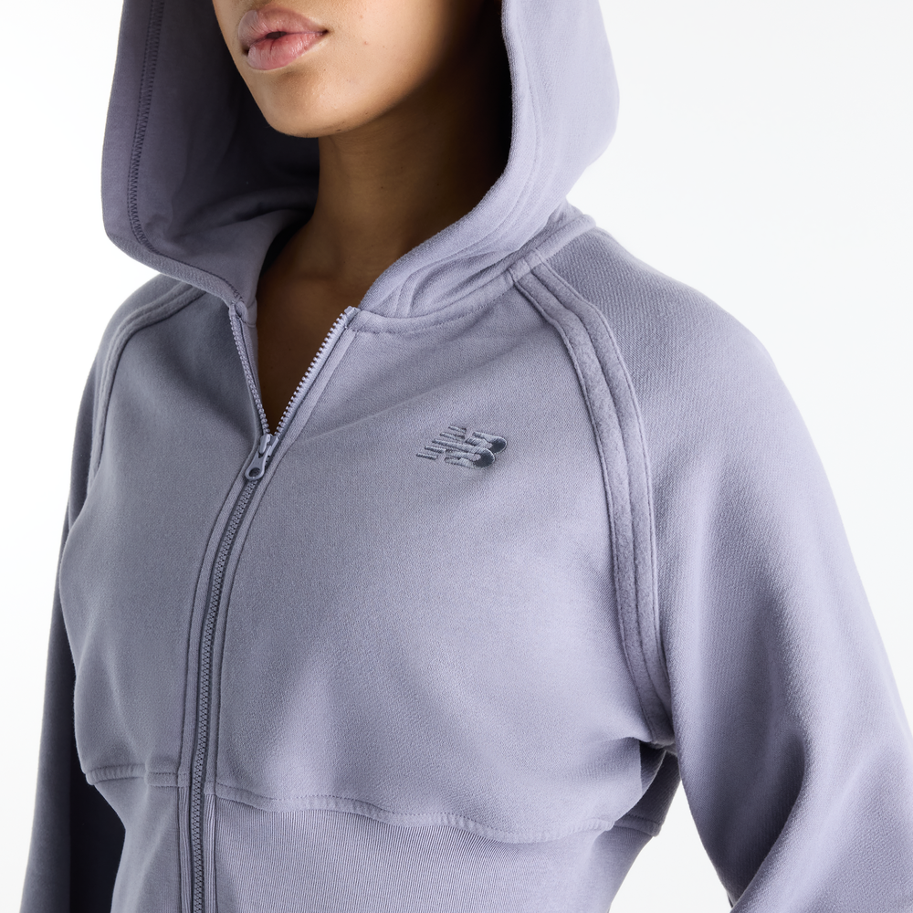 Dámska mikina New Balance Brushed Coastal – fialové