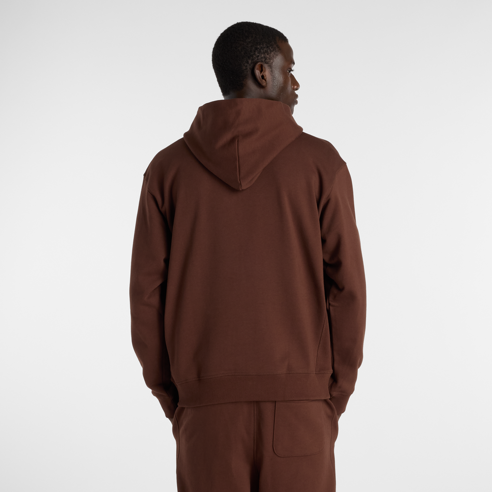 Pánska bunda New Balance MT41534ABJ – hnedá