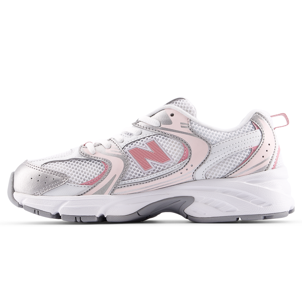 Detské topánky New Balance GR530EC – biele