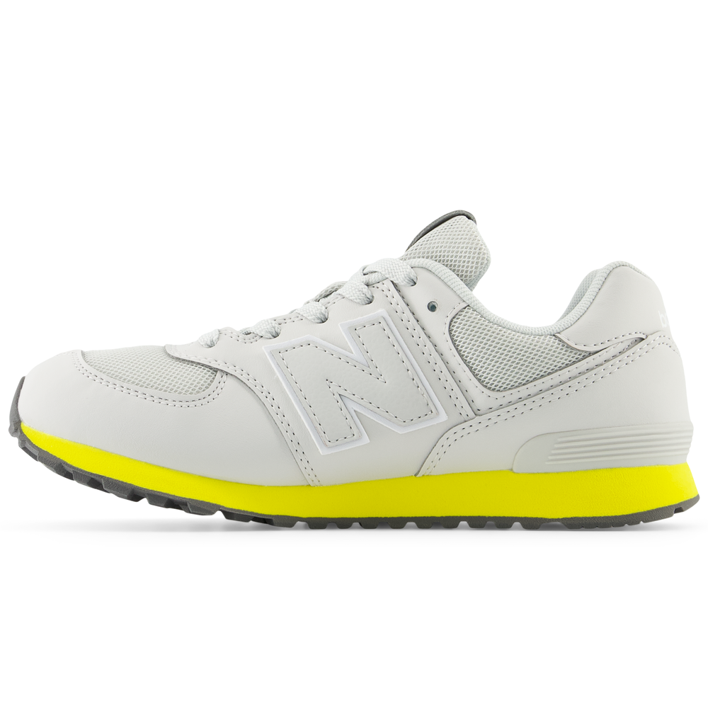 Detské topánky New Balance GC574MSC – sivé