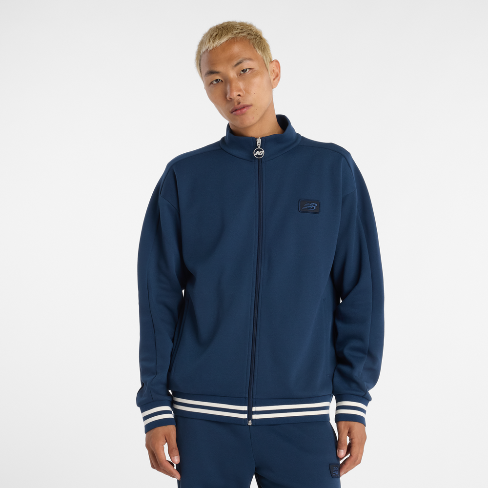 Pánska bunda New Balance MJ53502NNY – tmavomodrá