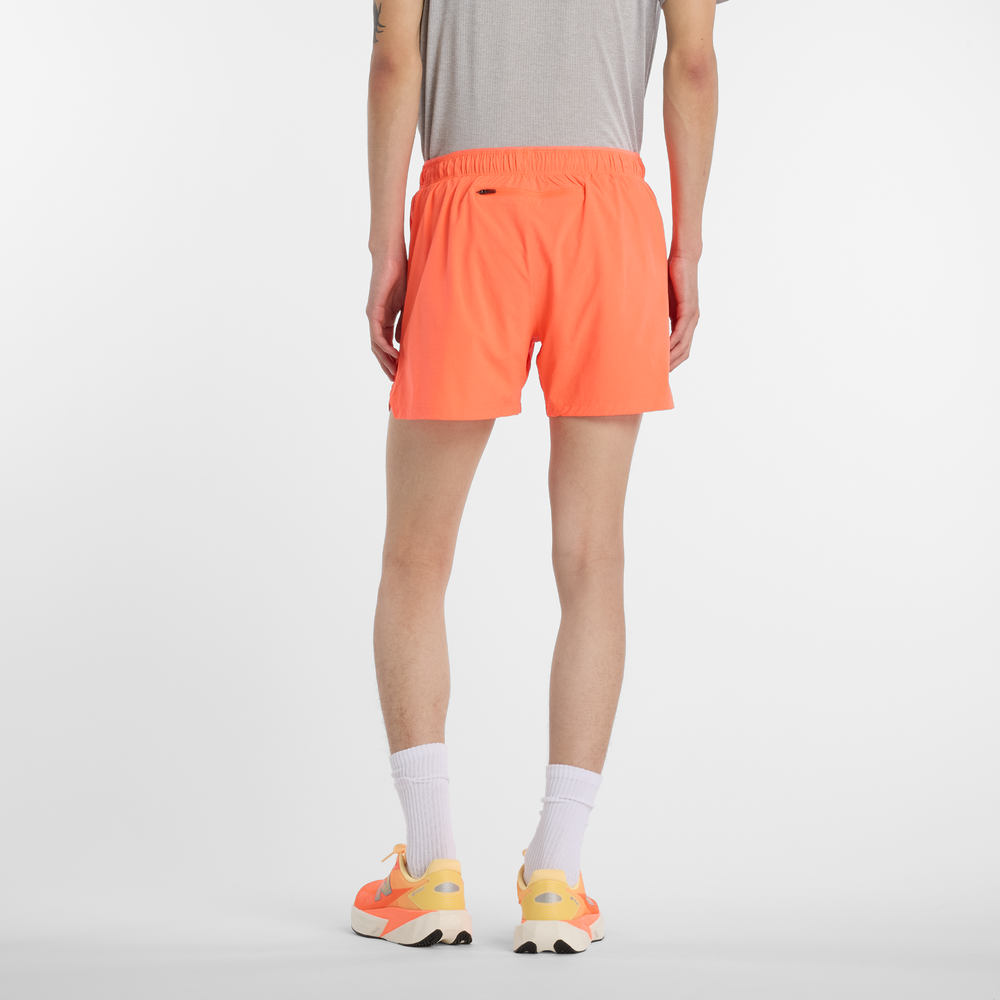 Pánske šortky New Balance MS41286AAE – oranžová