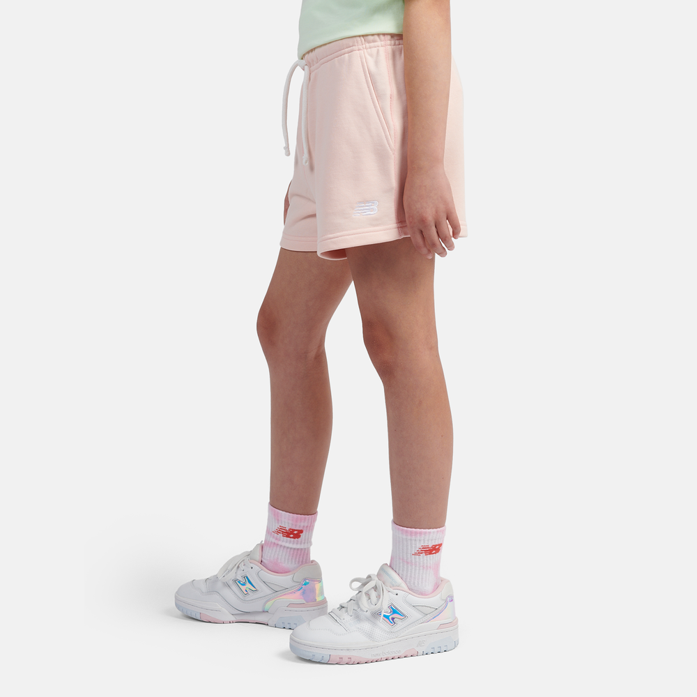 Detské šortky New Balance LAKG0006PIE – ružové,
