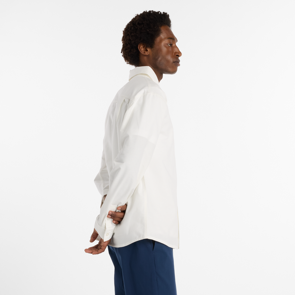 Pánska košeľa New Balance MT53523RFN – biele