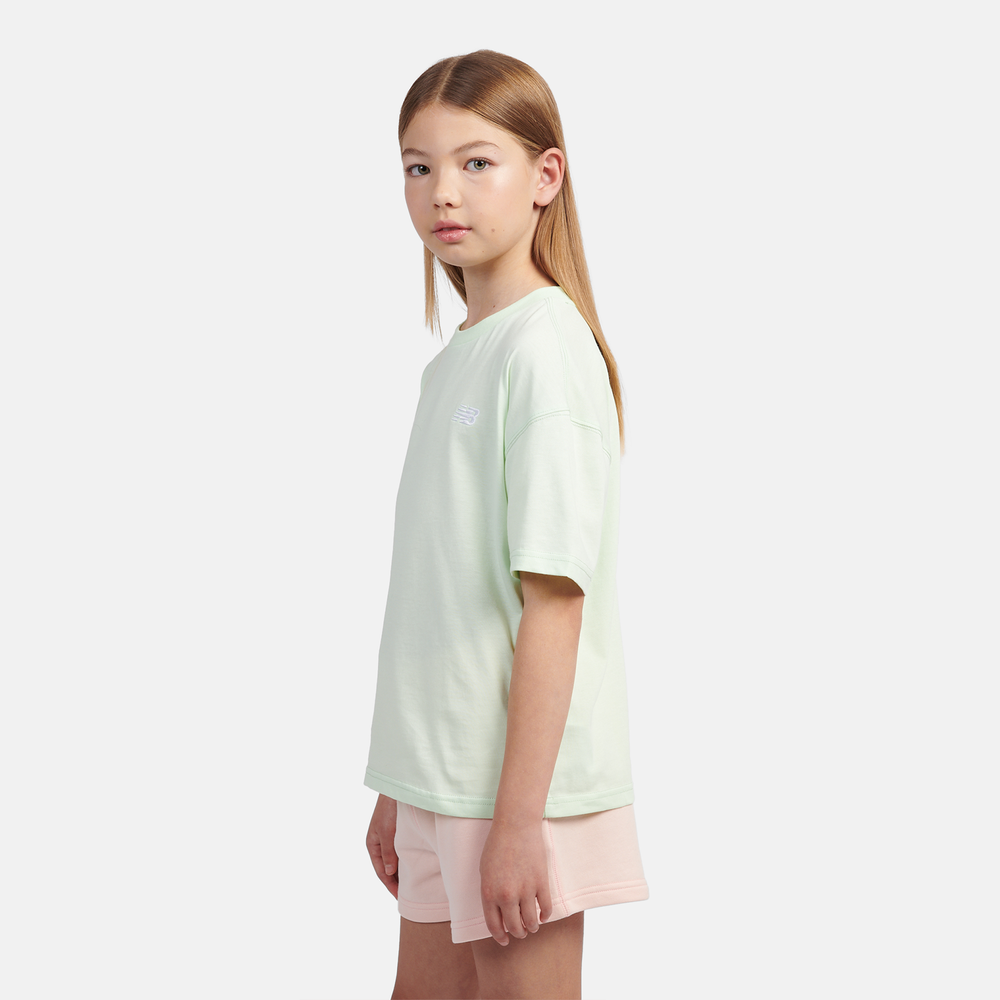 Detské tričko New Balance LAKG0001MEW – mätové