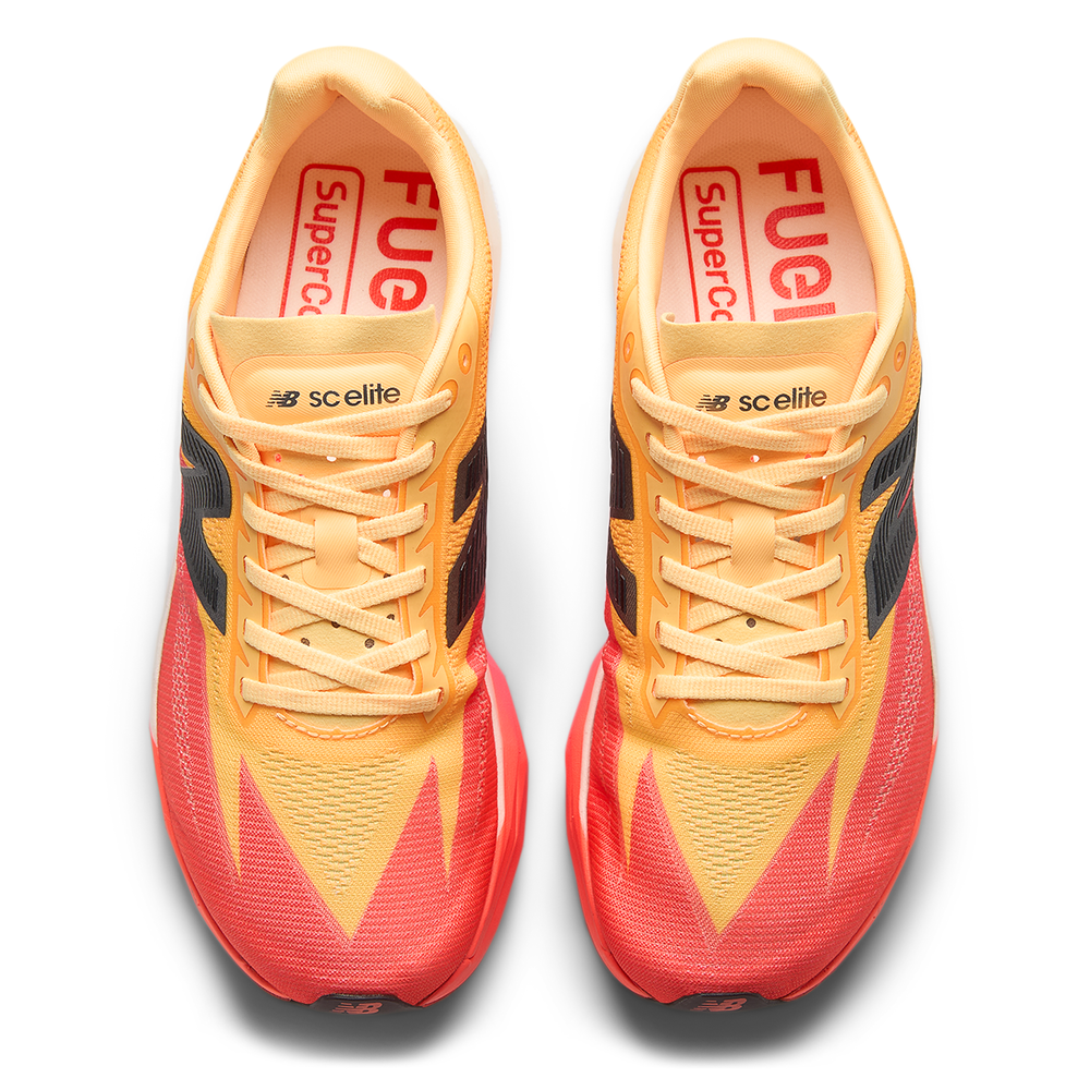 Dámske topánky New Balance FuelCell SC Elite V5 WRCEL4JM – oranžová