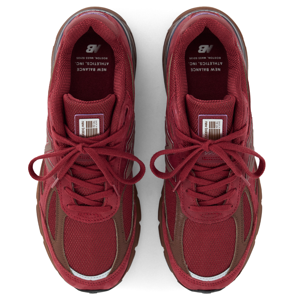 Unisex topánky New Balance U990BR4 – bordová