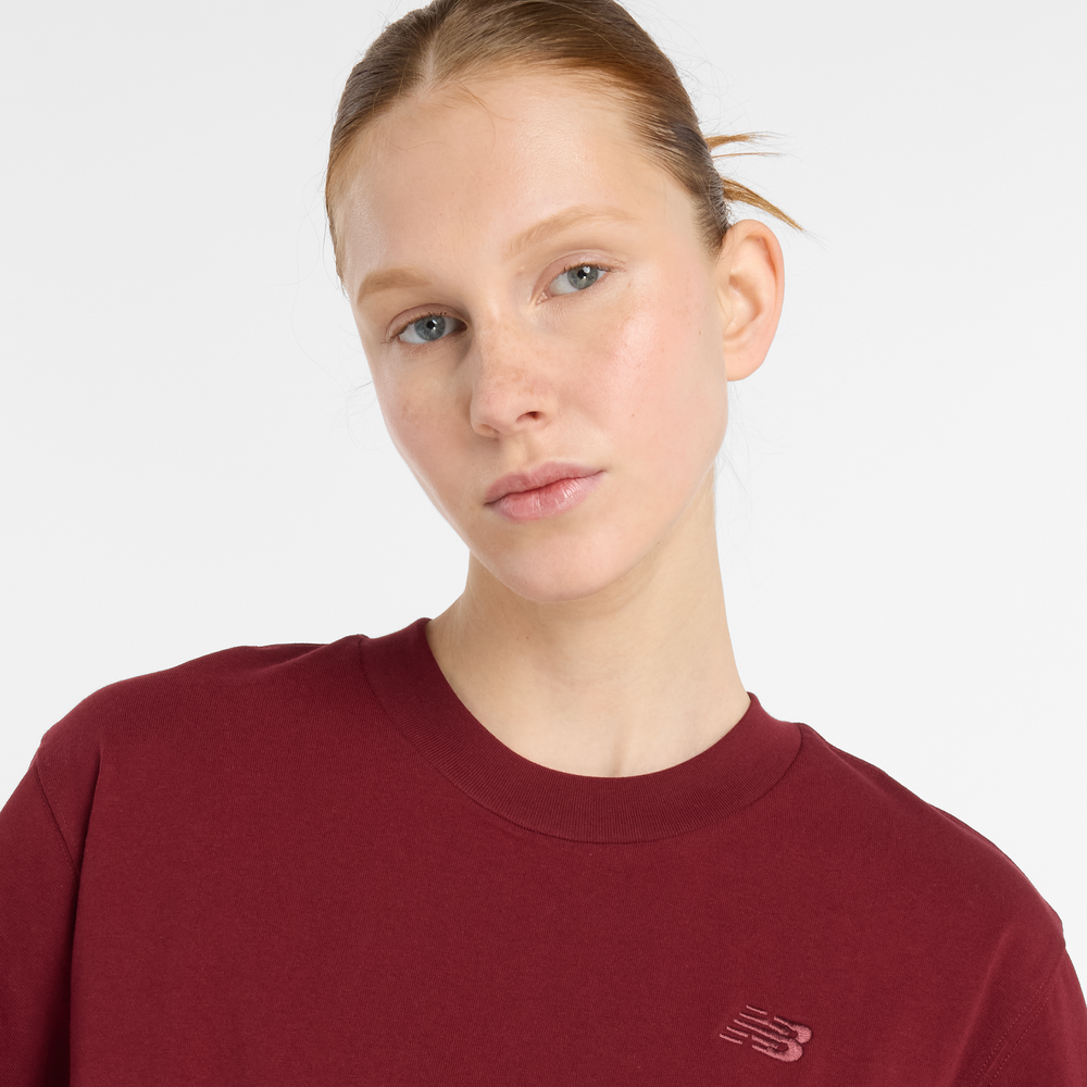 Dámske tričko New Balance WT41501MHB – bordová