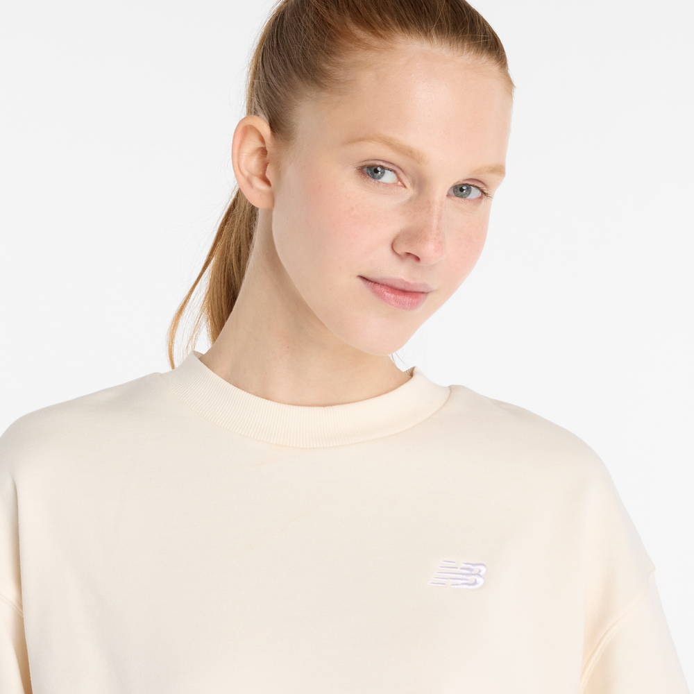 Dámska mikina New Balance WT41508PEF – béžové