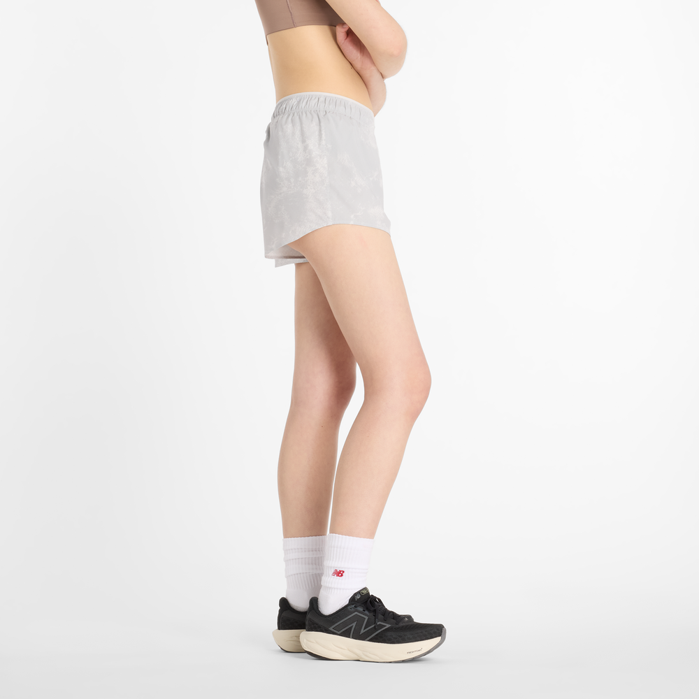 Dámske šortky New Balance WS41201GYM – sivé