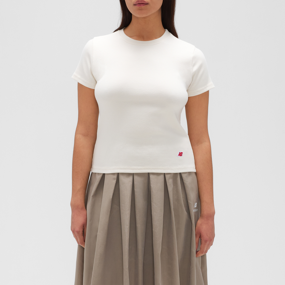 Dámske tričko New Balance MADE in USA WT53561LIN – béžové