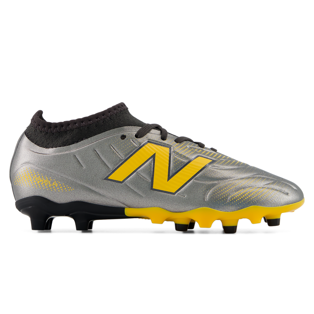 Futbalové topánky New Balance TEKELA TEAM LOW JNR FG V5 YT3FL5LB – striebro