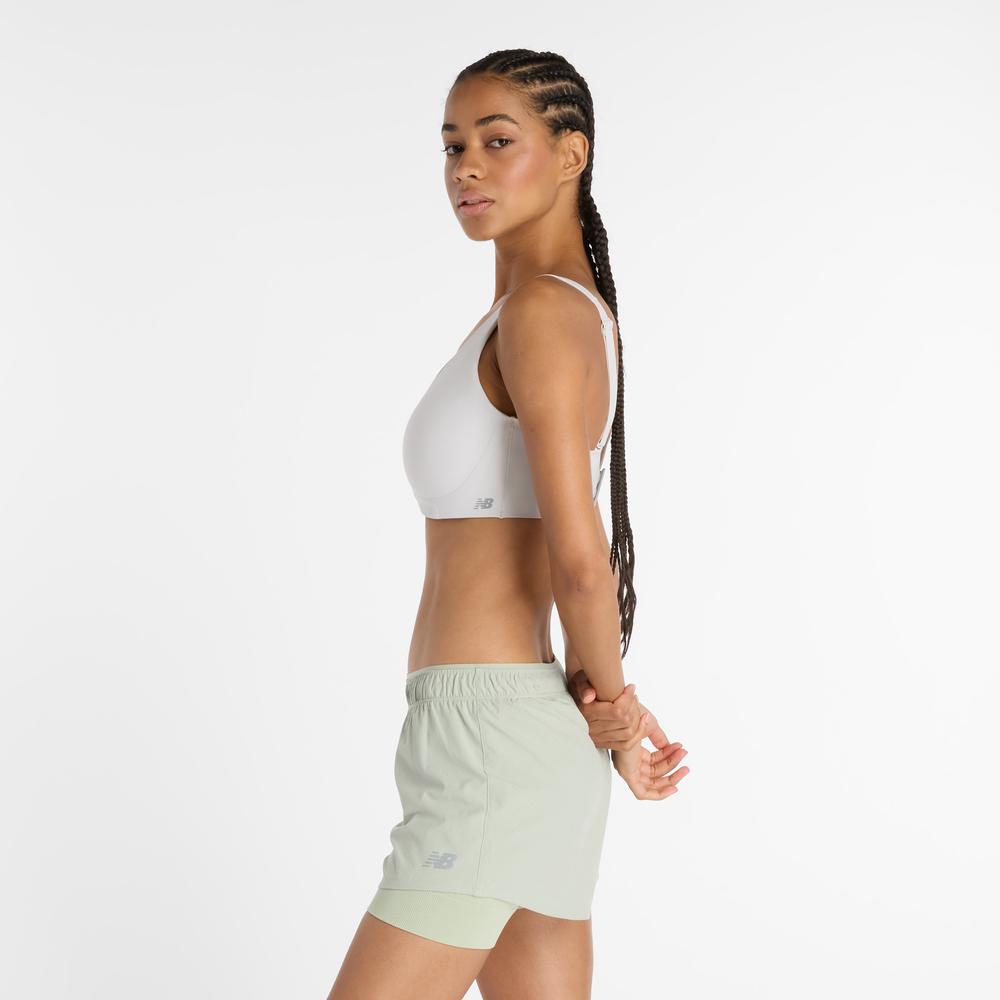 Športová podprsenka New Balance WB51052GYM – biele