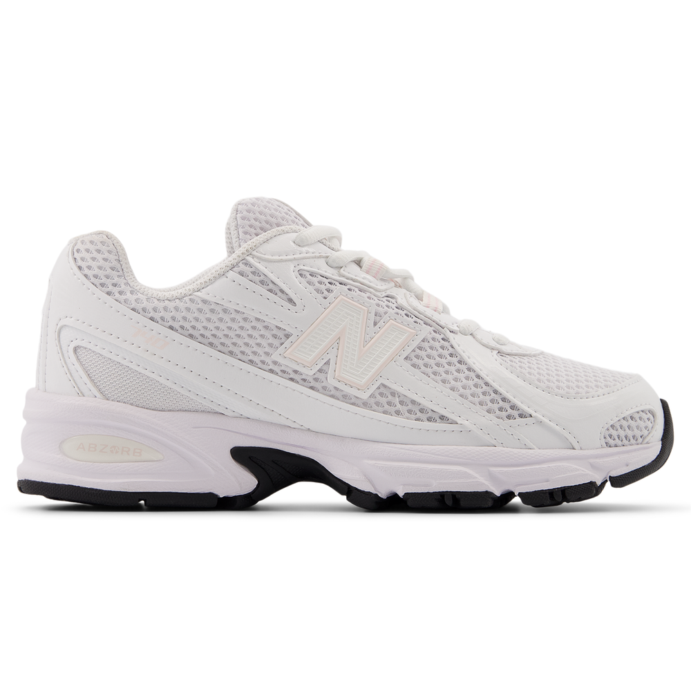 Detské topánky New Balance GR740PK – biele