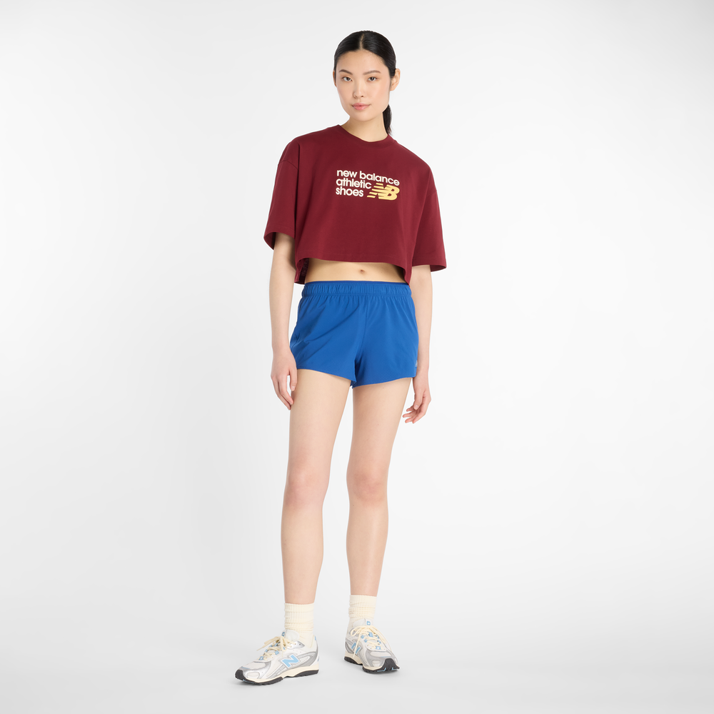 Dámske šortky New Balance WS41286GAB – modré