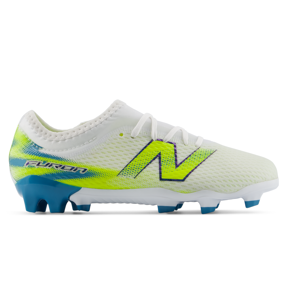 Detské kopačky New Balance FURON TEAM JNR FG V9 YF3F3V9 – biele