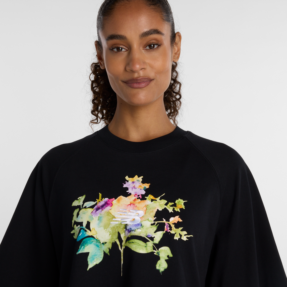 Dámske tričko New Balance WT61371RBK – čierné