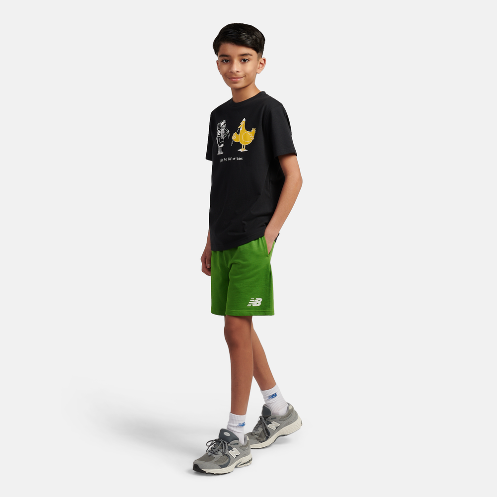 Detské tričko New Balance LAKB0257BK – čierné