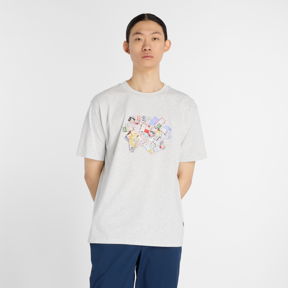 Pánske tričko New Balance MT53905AHH – sivé