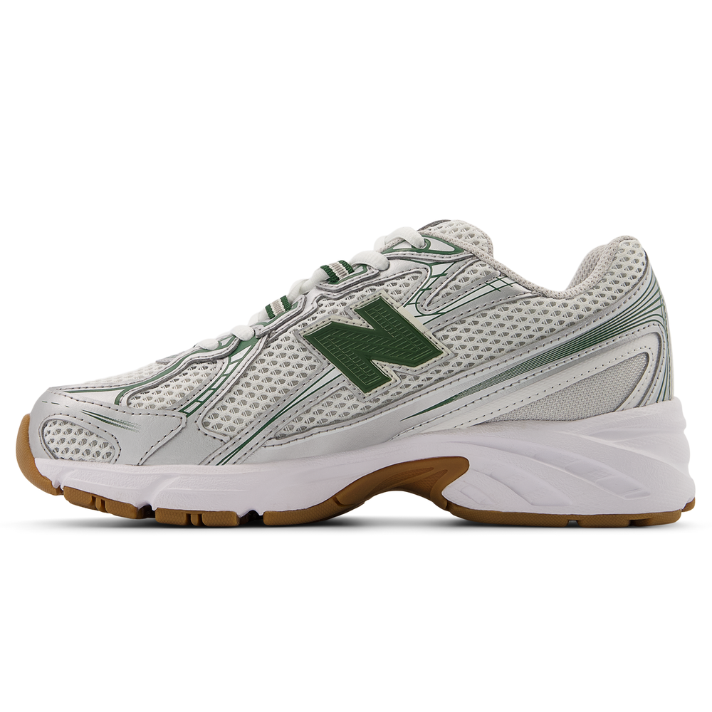 Detské topánky New Balance GR740SF – striebro
