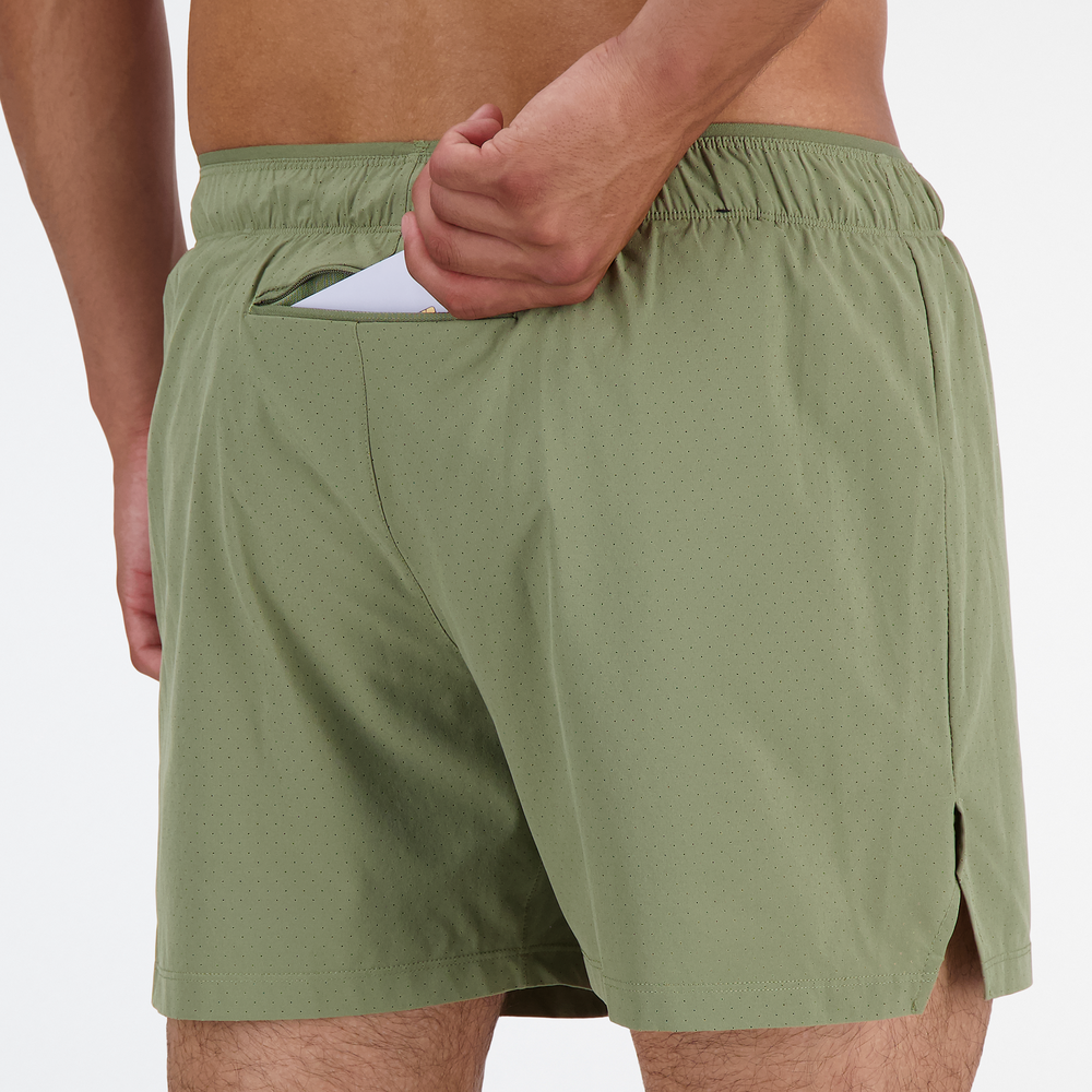 Pánske šortky New Balance MS41286DEK – zelené