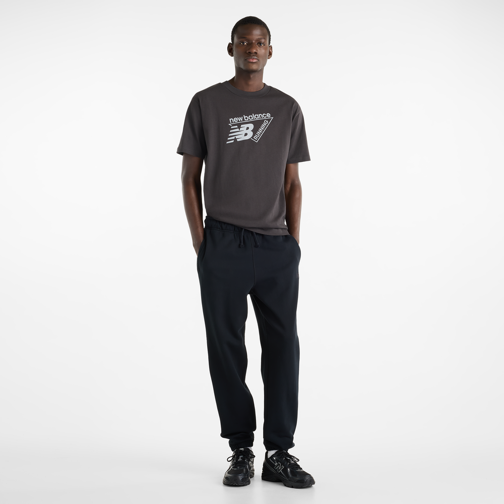 Pánske tričko New Balance Classic Tri-Logo – bordová