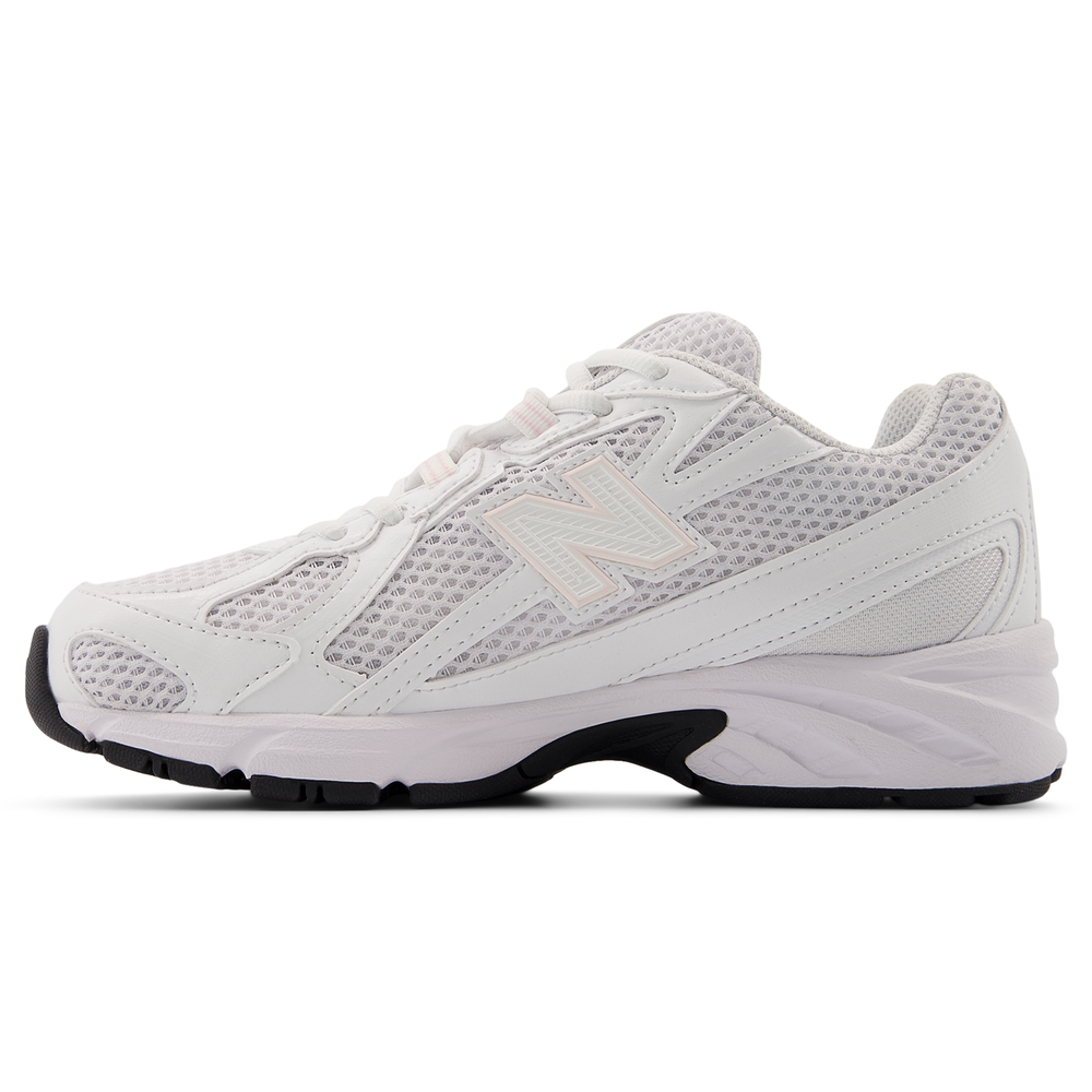 Detské topánky New Balance GR740PK – biele