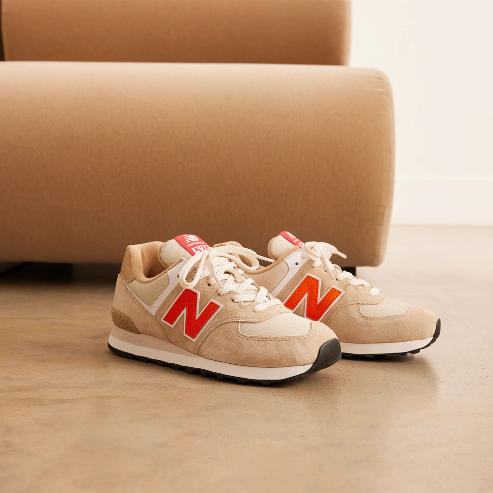 Topánky unisex New Balance U574HBO – béžové