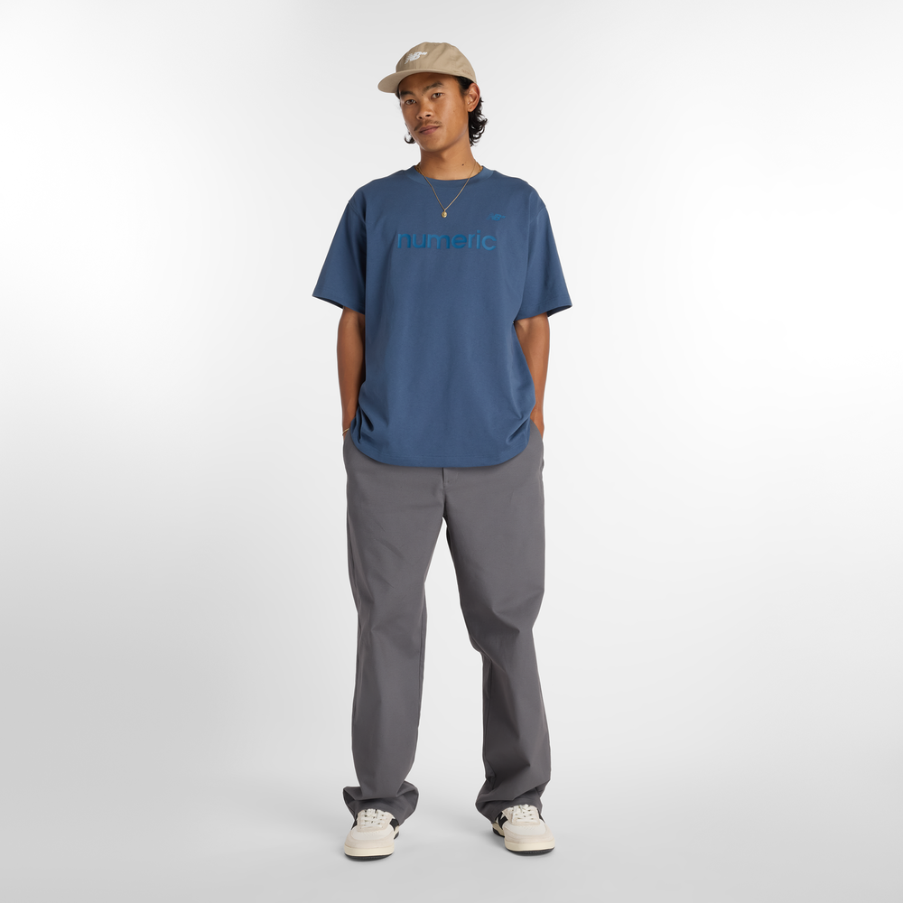 Pánske tričko New Balance Numeric MT51955VTI – tmavomodrá