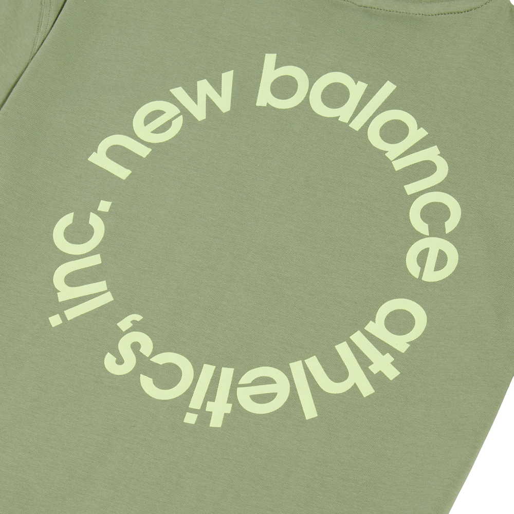 Detské tričko New Balance LAKB0177AAR – zelené