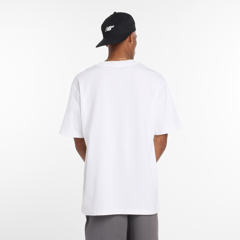 Pánske tričko New Balance Numeric MT51955WT – biele