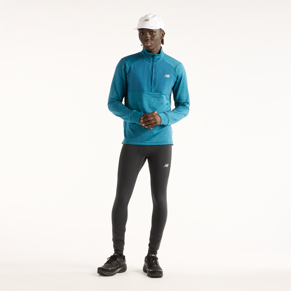 Pánska bunda New Balance RC Essential Heat Grid – modré