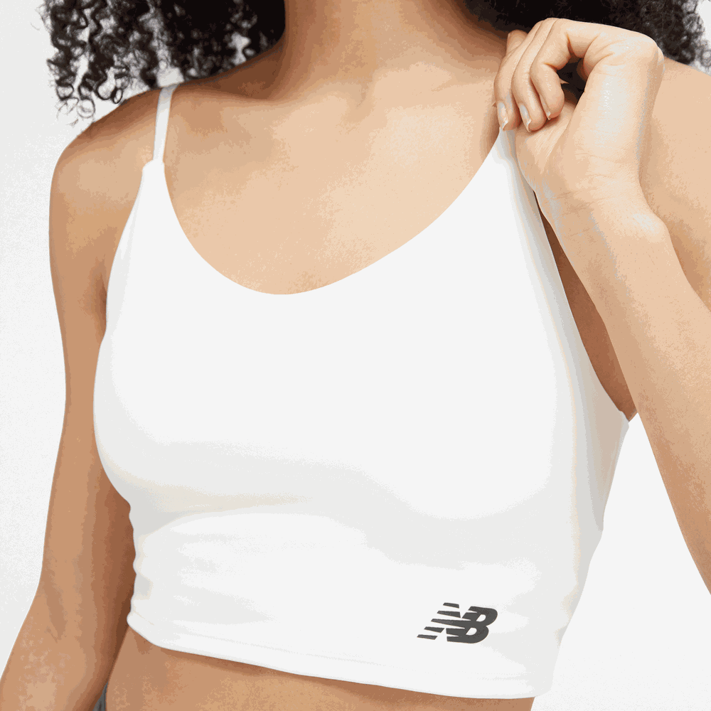 Športová podprsenka New Balance WB33502SST – biele