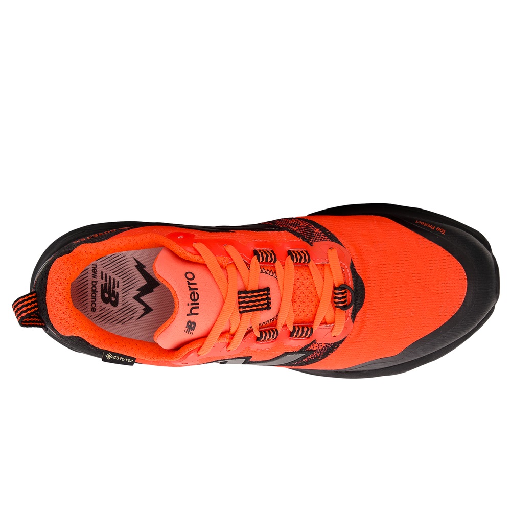 Pánske topánky New Balance Fresh Foam X Hierro v9 Gore-Tex MTHIGLC9 – oranžová