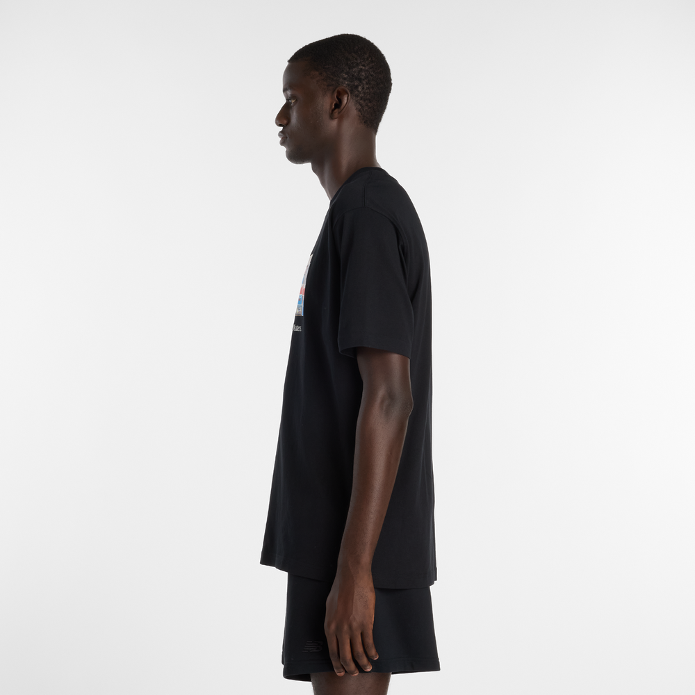 Pánske tričko New Balance MT61H0DXBK – čierné