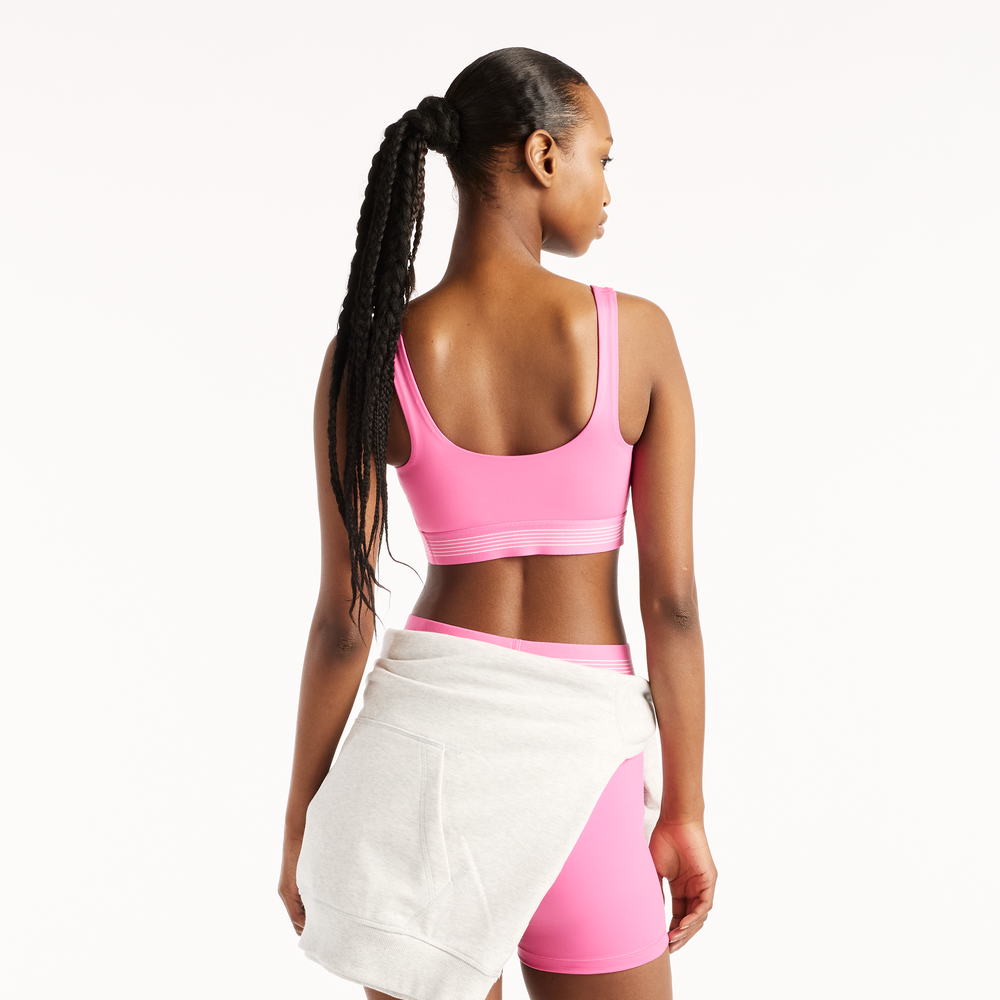 Športová podprsenka New Balance WB61Q0QKAAC – ružové