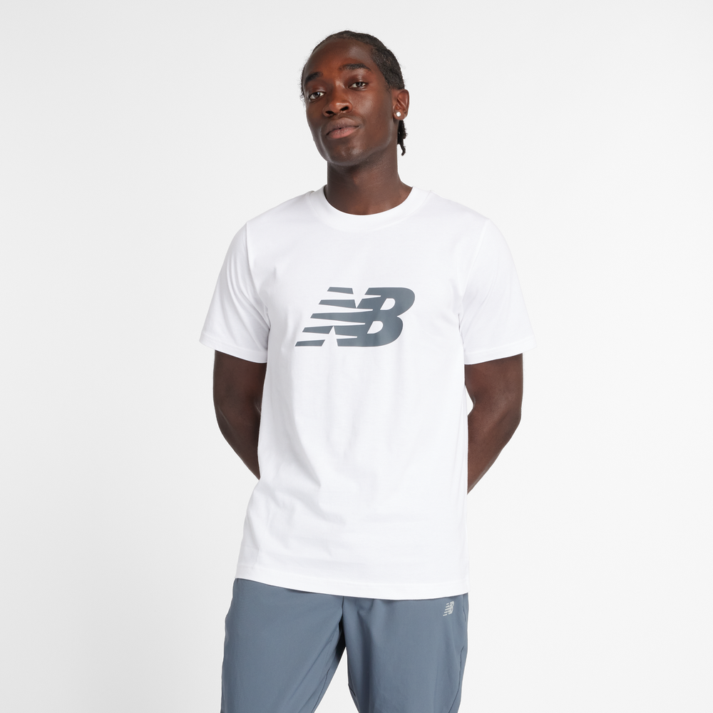 Pánske tričko New Balance MT43906WT – biele