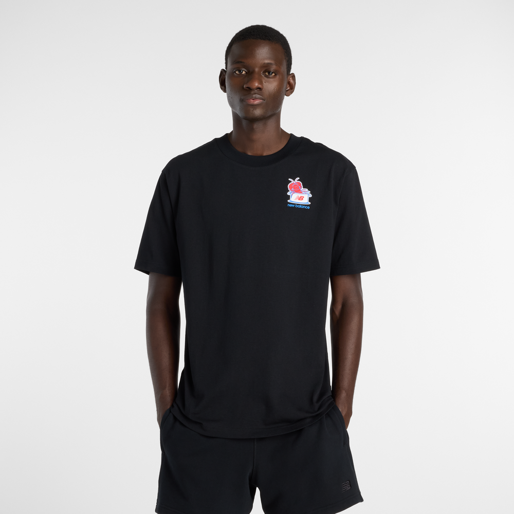 Pánske tričko New Balance MT61Y1F6BK – čierné