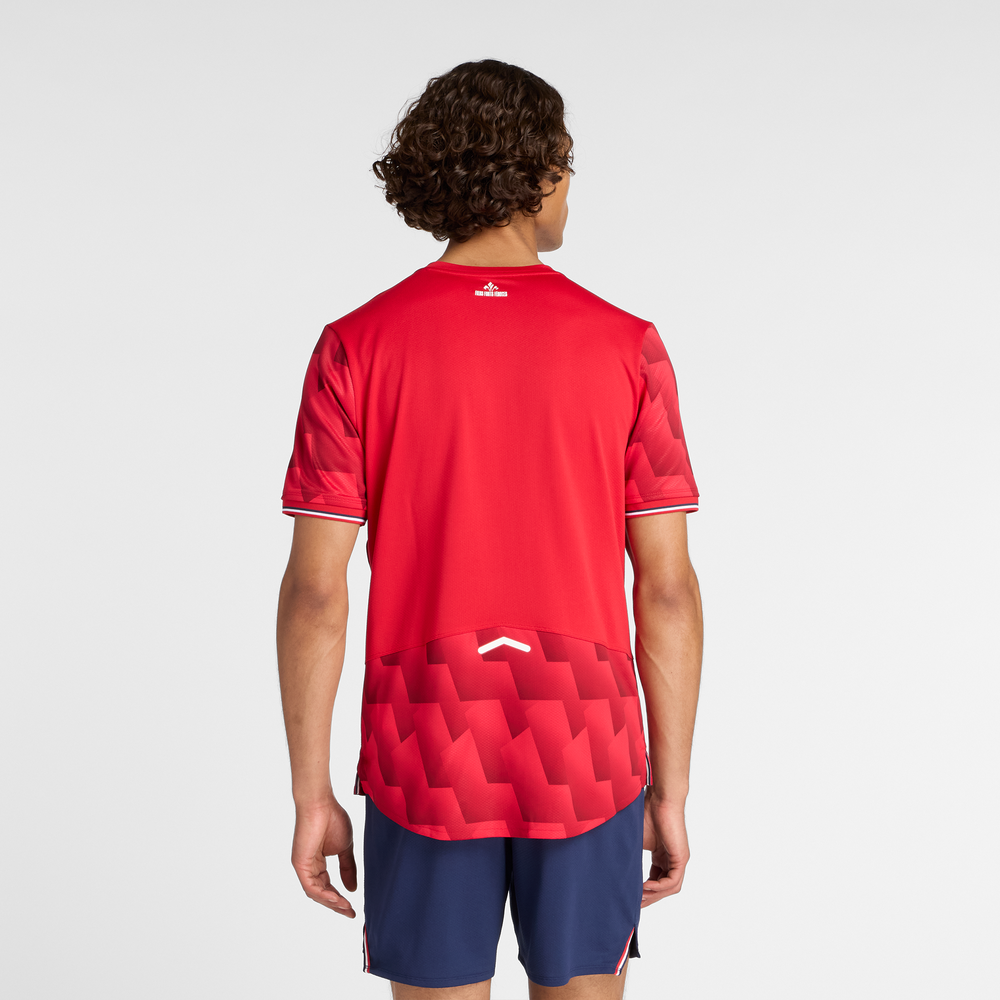 Pánske tričko New Balance LOSC Lille MT230454HME – červené