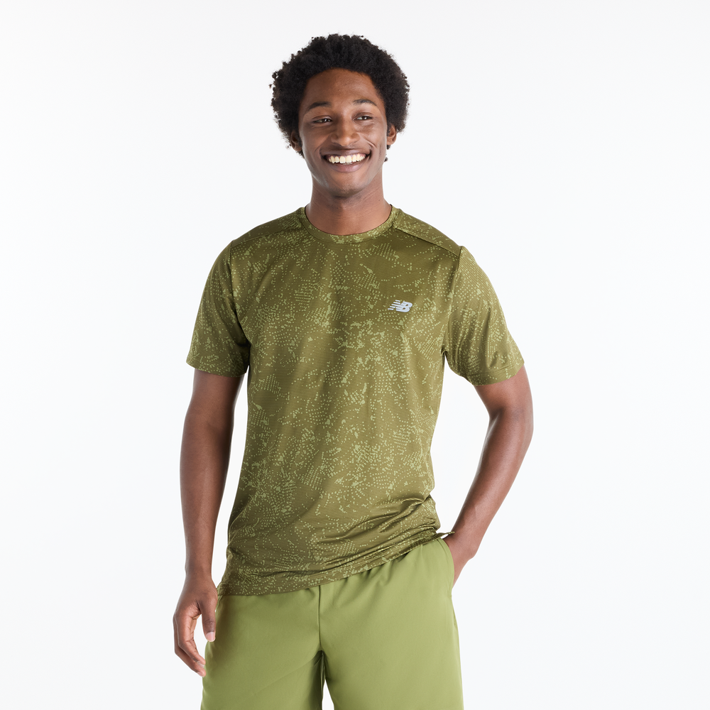 Pánske tričko New Balance MT6116OHGEE – zelené