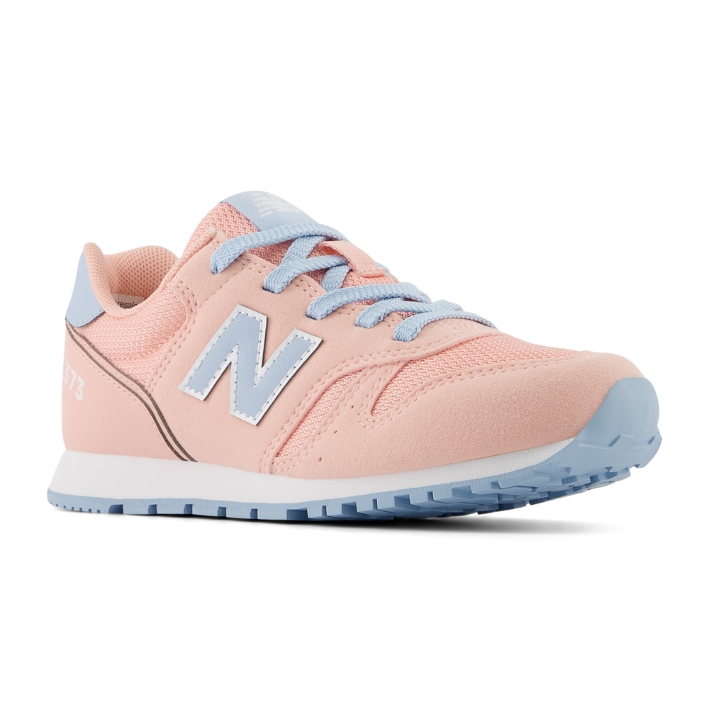 Detské topánky New Balance YC373AM2 – ružové