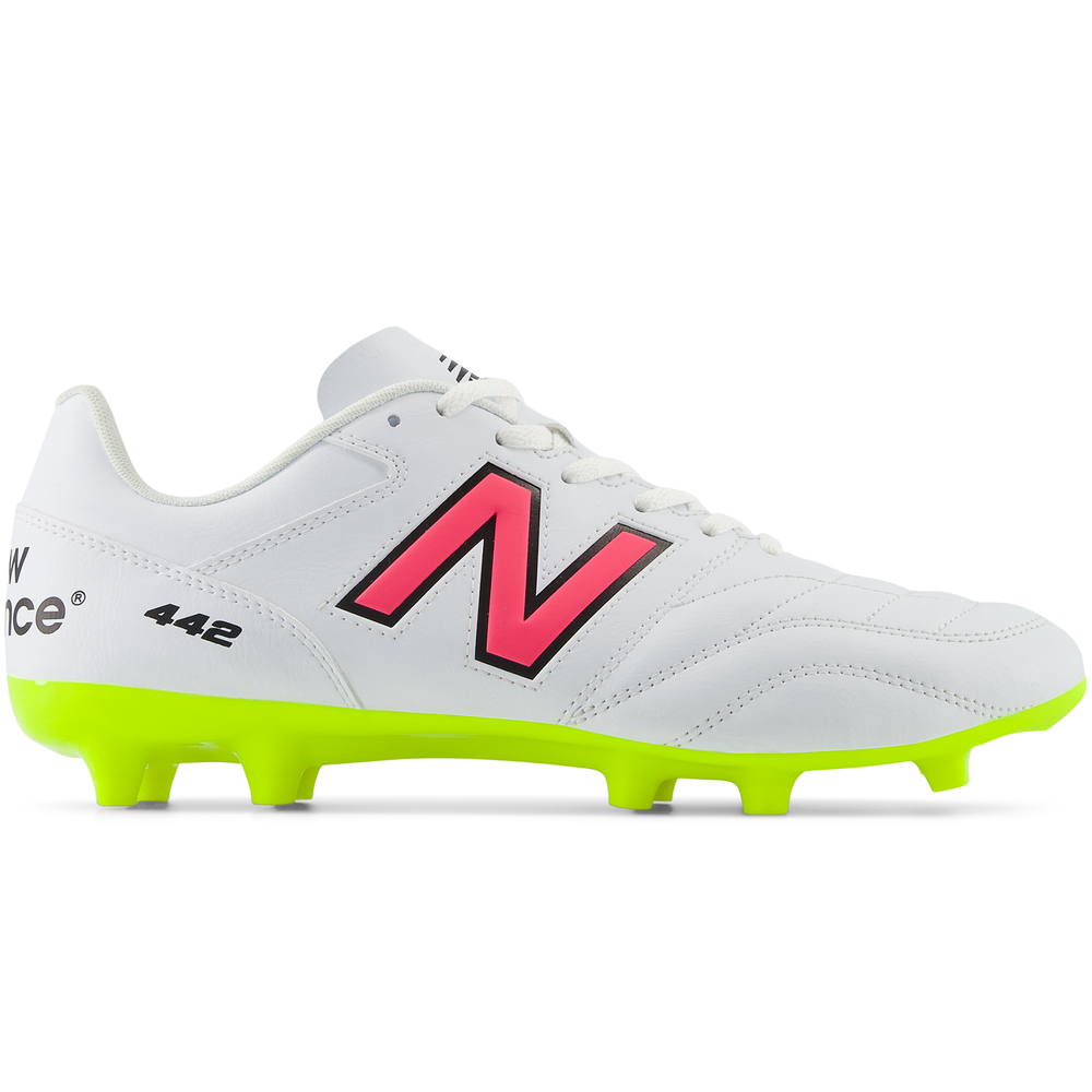 Pánske kopačky New Balance 442 ACADEMY FG V2 MS43FWH2 – biele