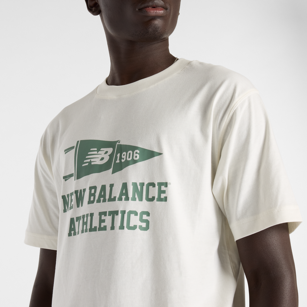 Pánske tričko New Balance MT51924SST – biele