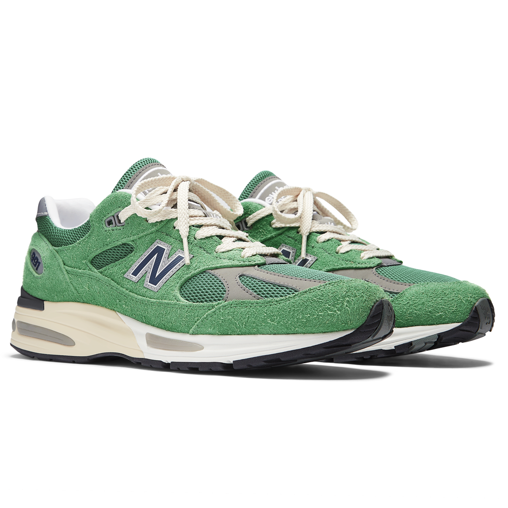 Pánske topánky New Balance U991GV2 – zelené