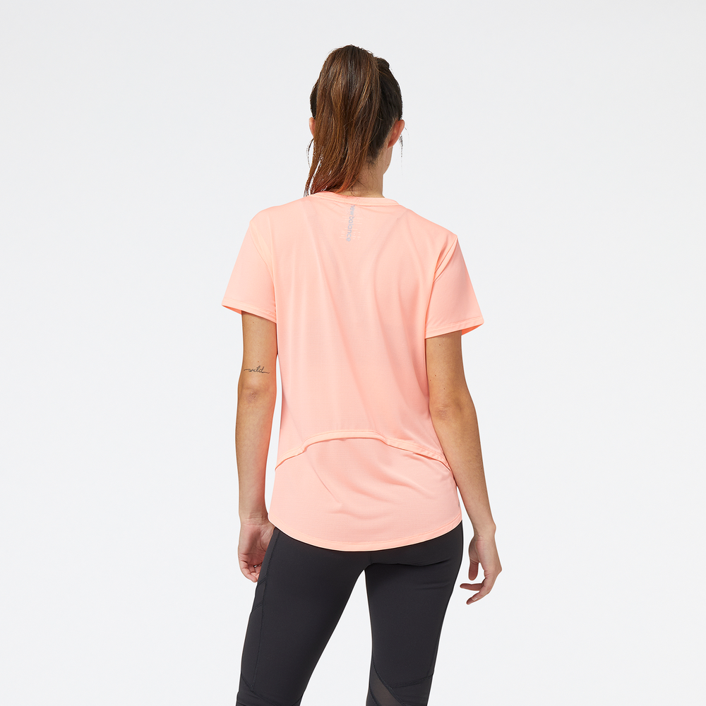 Dámske tričko New Balance  WT23222GAE – ružové